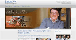 Desktop Screenshot of junkert-optometrie.de