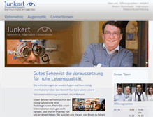 Tablet Screenshot of junkert-optometrie.de